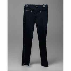 Rag & Bone Jeans Womens 25 Coated Wine Denim Zipper Ankle Skinny NWOT  Pants‎